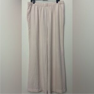 IC COLLECTION Women's Cream Wide Leg Pants